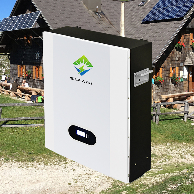 SIPANI 48v 51.2v 100ah 200ah 전원 벽 Ess 배터리 태양 광 Powerwall 5kwh 10kwh 홈 벽 마운트 배터리 백업 Lifepo4 리튬 배터리