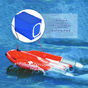 Oem 22.2v 25.2v 44.4v 15ah 20ah 25ah Intelligent Remote Control Electric Rescue Surf Boat Water Rescue Robot Lithium Ion Battery
