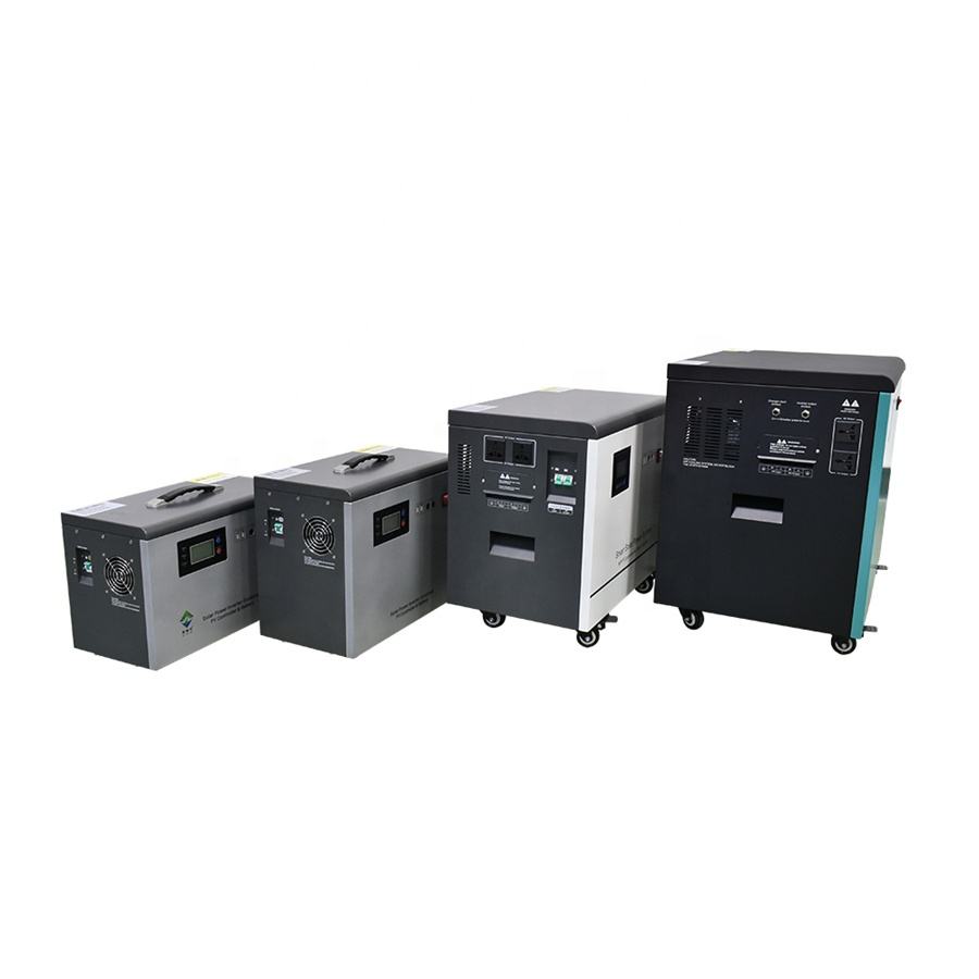 On-board Solar Power Backup Supply 500/1500/2000/3000w Portable Home Solar Power System
