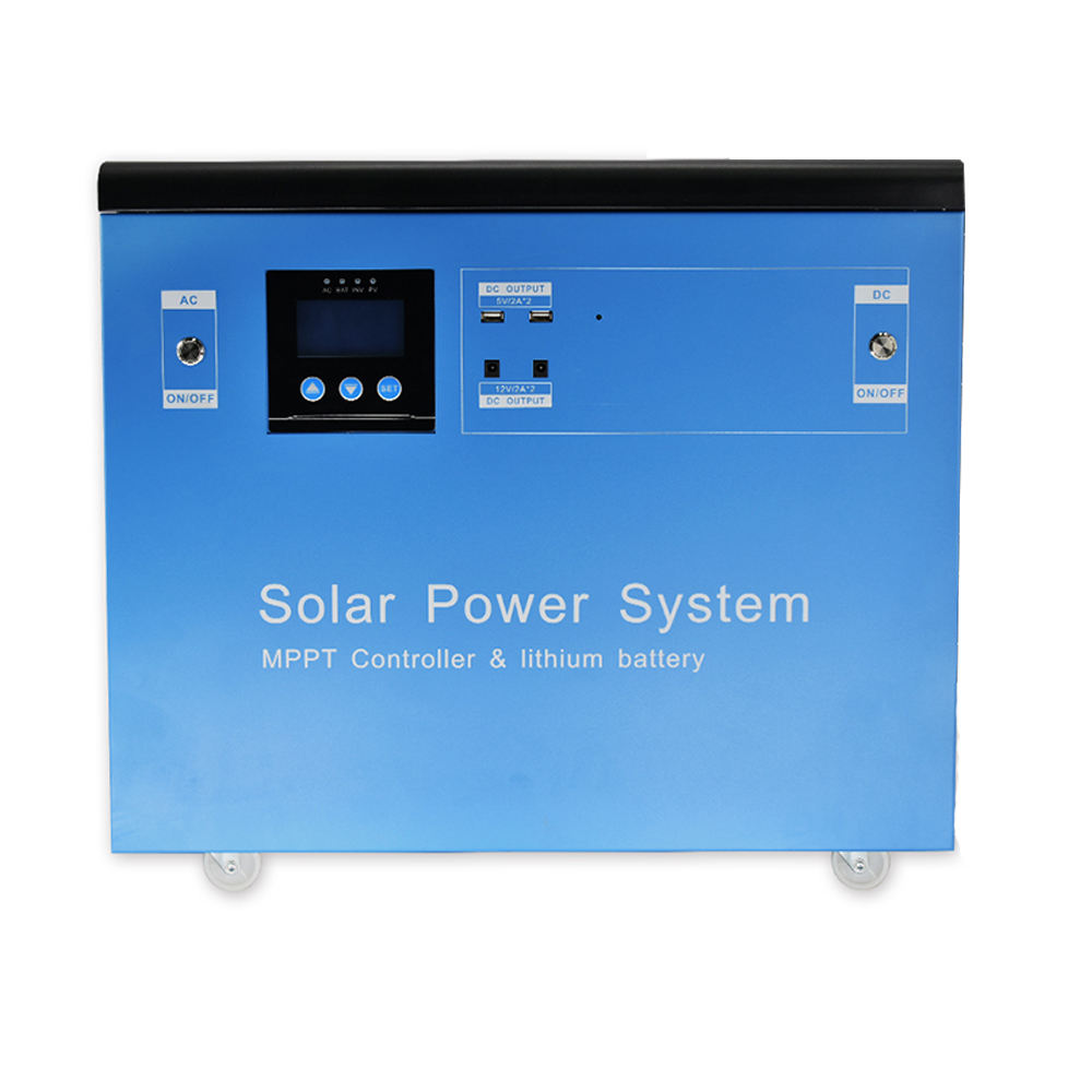 All -in -one 5KW 1500WH Off Grid Small Rechargeable Portable Solar Power Generator Energy System For Middle East Africa