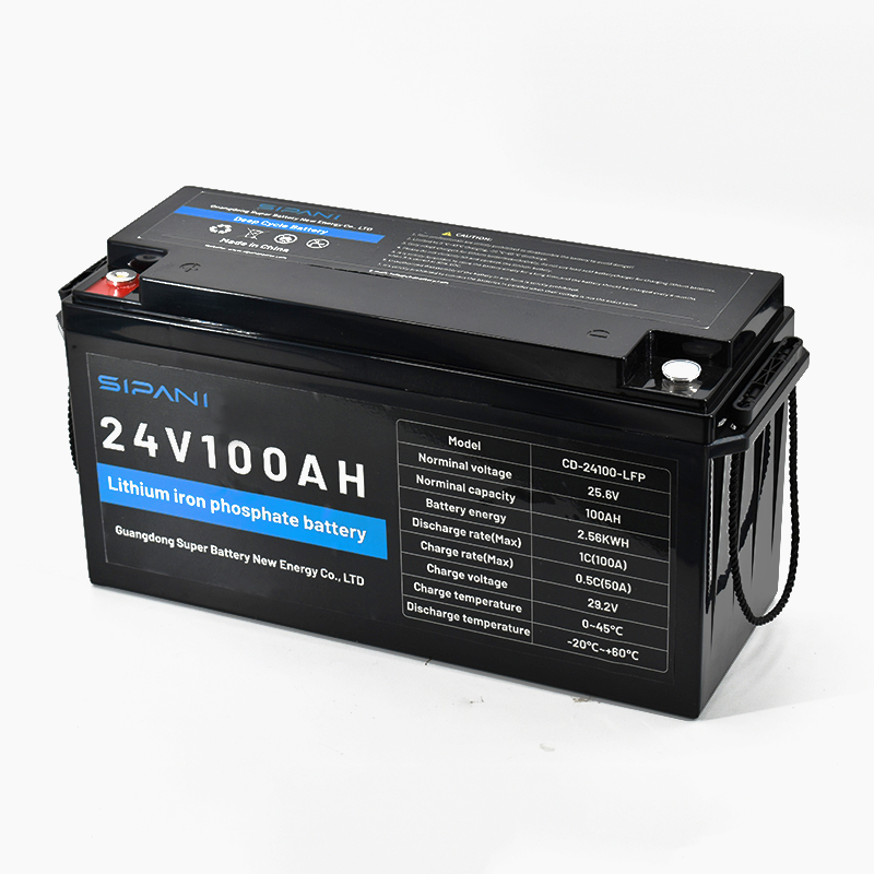 24V 150Ah Lifepo4 Battery Deep Cycle LFP Lithium Ion Battery