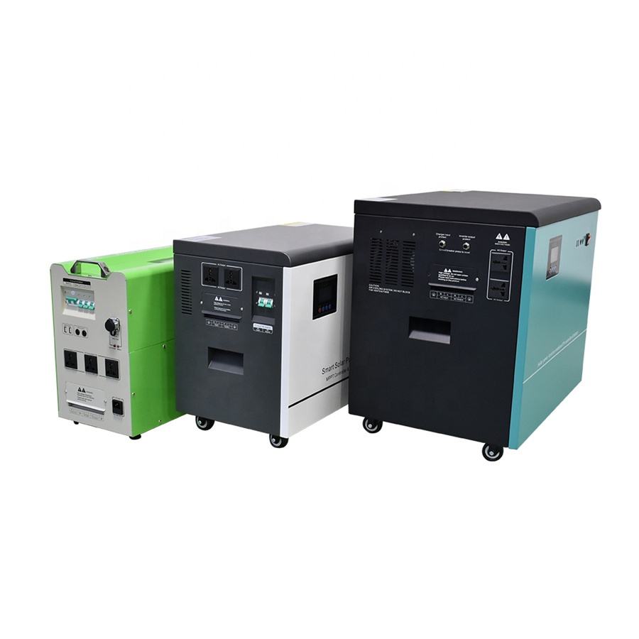 Off Grid Mppt Solar Generator Solar Power System 1.5KW/2KW/3KW Home/outdoor Use Portable Emergency Solar Power