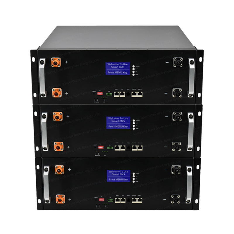 SIPANI 5kw 48v 100ah Rack Mounted Ess Solution Lifepo4 Battery Pack LFP Off-grid 10kw 15kw Lithium Ion Backup Solar Power