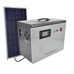 500W Offline Solar Power Generator Energy Backup Generator Portable Power Station Solar System for Home Office Emergency Power