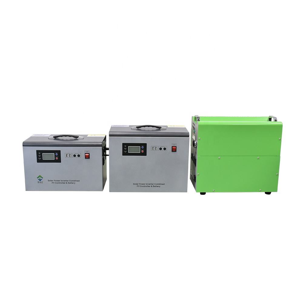 500/1000/2000W MPPT Solar Generator 110V/220V Lithium Battery Portable Solar Energy Storage System